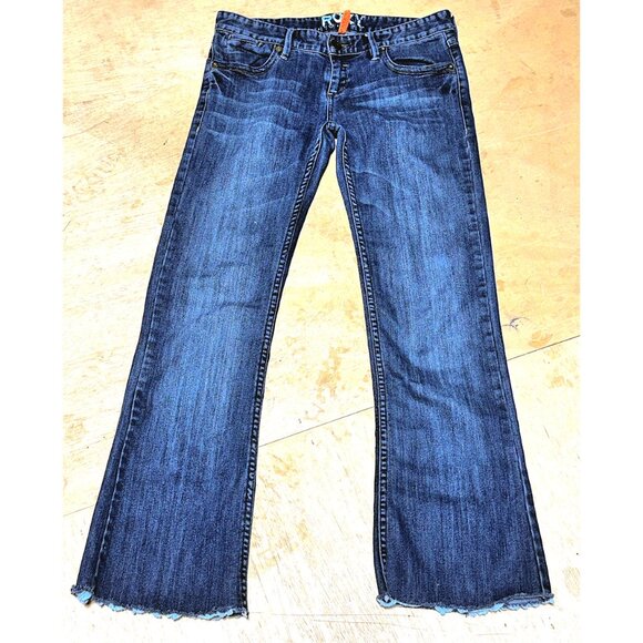 Roxy Low-Rise Jeans, Boot Cut, Size 7 - Picture 1 of 7